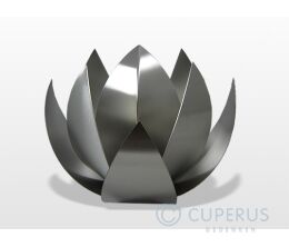 Moderne RVS urn 'lotus' 